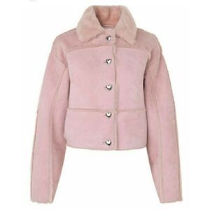 Saks Potts Kahlo Genuine Shearling Lambskin Coat